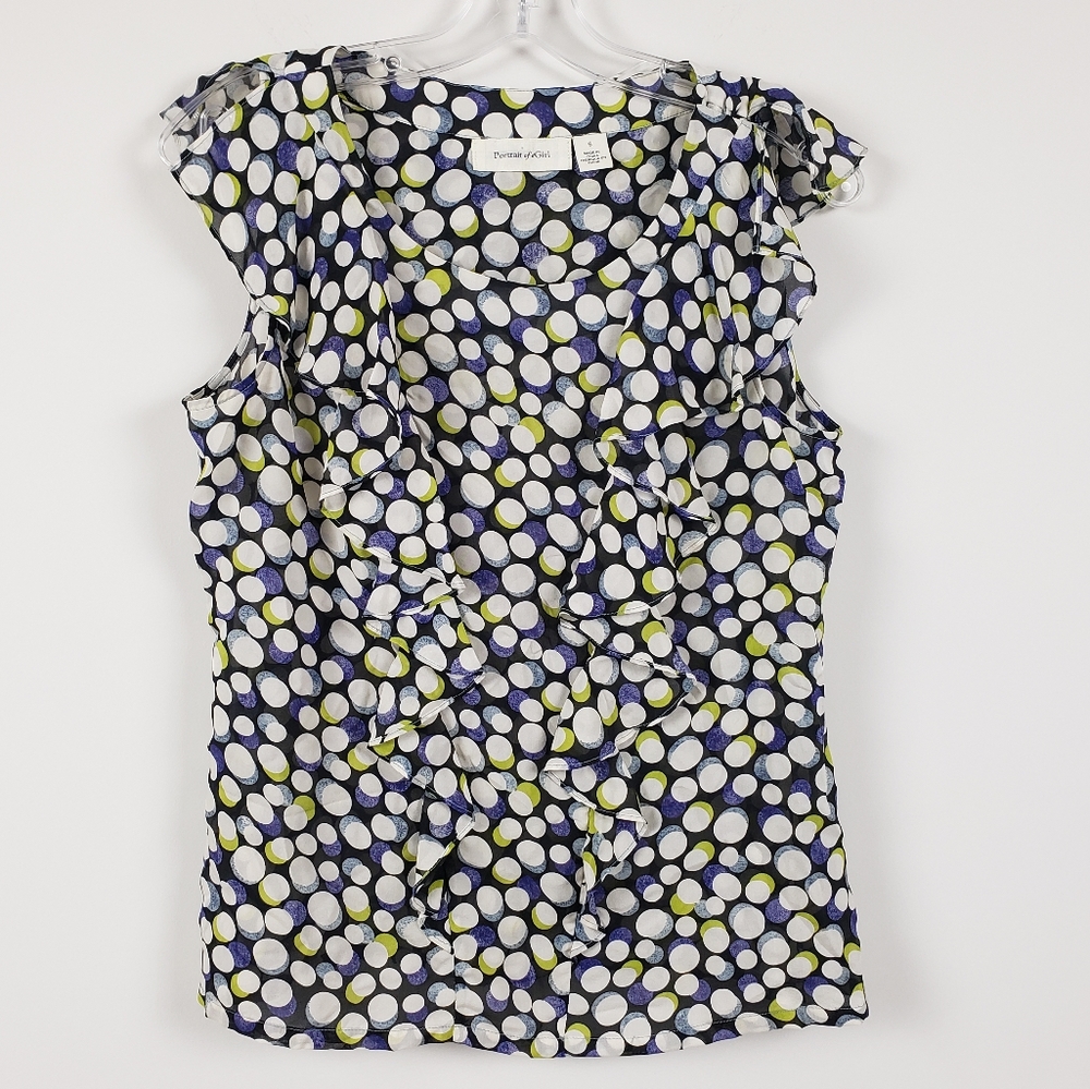 Anthropologie Silk Sleeveless Top Size 6